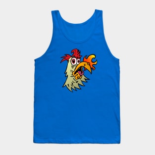 Gilbert the Fire Breathing Chicken of Doom (2022 Version) Tank Top